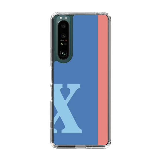 Slim Protection Case［ Original - initial color line - X blue ］