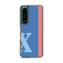 Slim Protection Case［ Original - initial color line - X blue ］