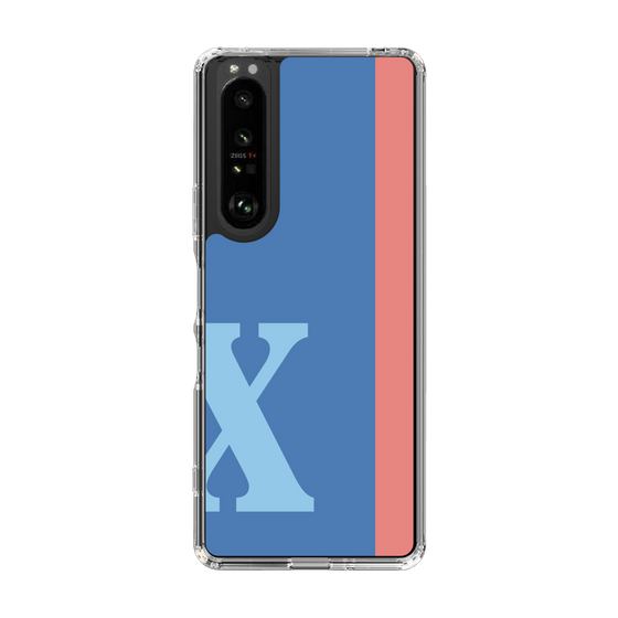 Slim Protection Case［ Original - initial color line - X blue ］