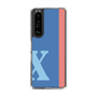 Slim Protection Case［ Original - initial color line - X blue ］