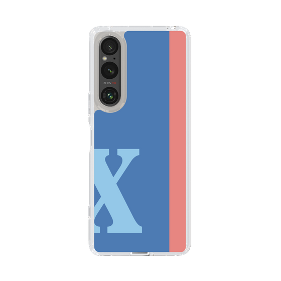 Slim Protection Case［ Original - initial color line - X blue ］