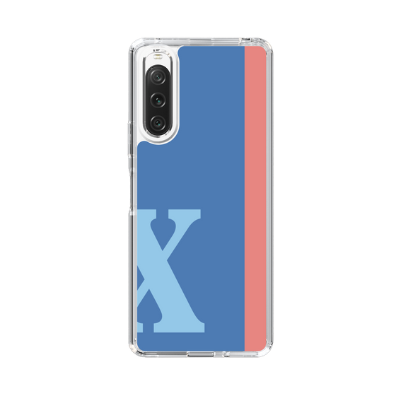 Slim Protection Case［ Original - initial color line - X blue ］