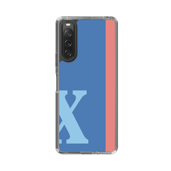 Slim Protection Case［ Original - initial color line - X blue ］