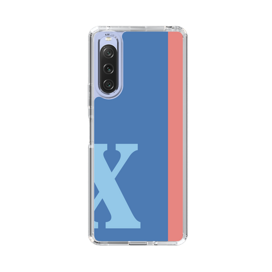Slim Protection Case［ Original - initial color line - X blue ］