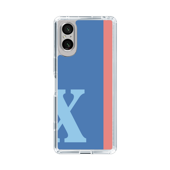 Slim Protection Case［ Original - initial color line - X blue ］