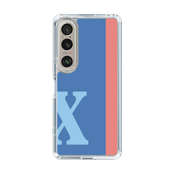 Slim Protection Case［ Original - initial color line - X blue ］