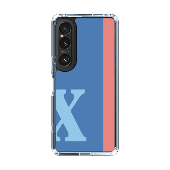 Slim Protection Case［ Original - initial color line - X blue ］