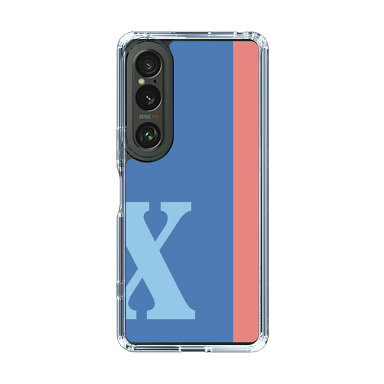Slim Protection Case［ Original - initial color line - X blue ］