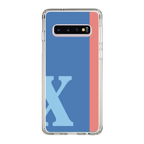Slim Protection Case［ Original - initial color line - X blue ］