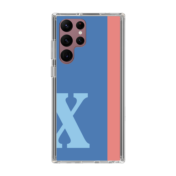 Slim Protection Case［ Original - initial color line - X blue ］