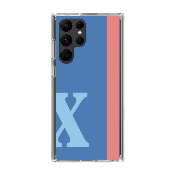 Slim Protection Case［ Original - initial color line - X blue ］