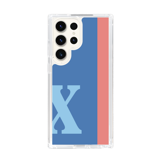 Slim Protection Case［ Original - initial color line - X blue ］