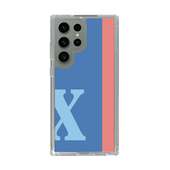 Slim Protection Case［ Original - initial color line - X blue ］