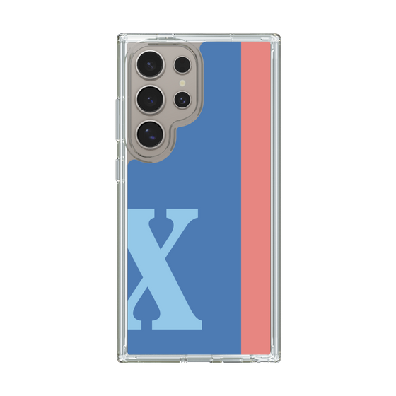 Slim Protection Case［ Original - initial color line - X blue ］