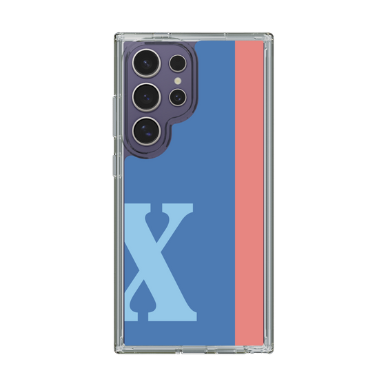 Slim Protection Case［ Original - initial color line - X blue ］