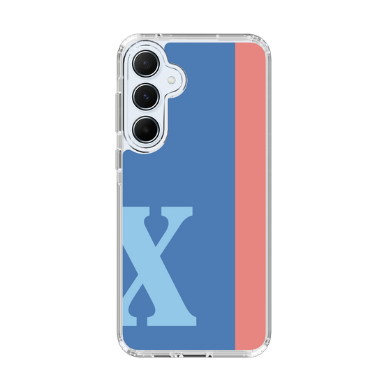 Slim Protection Case［ オリジナル - initial color line - X blue ］