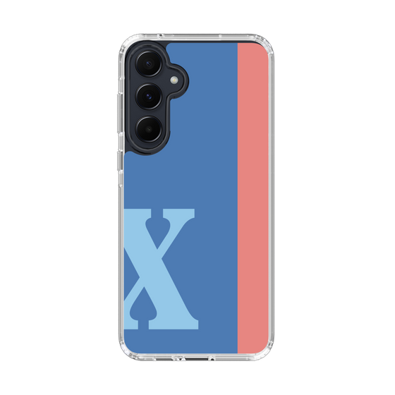 Slim Protection Case［ オリジナル - initial color line - X blue ］