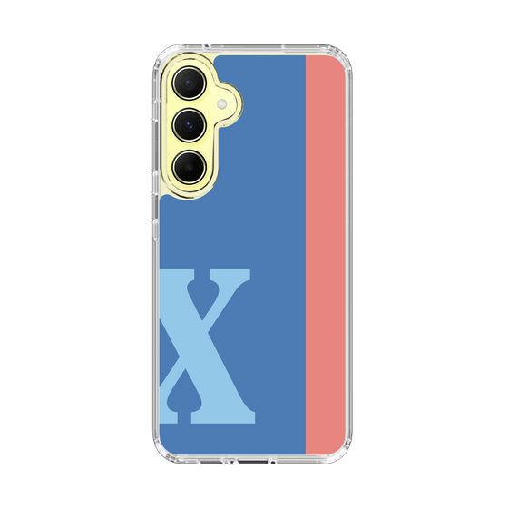 Slim Protection Case［ オリジナル - initial color line - X blue ］