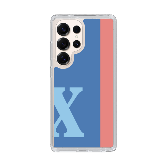 Slim Protection Case［ Original - initial color line - X blue ］
