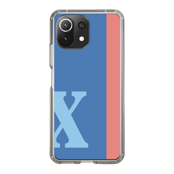Slim Protection Case［ Original - initial color line - X blue ］