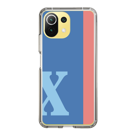 Slim Protection Case［ Original - initial color line - X blue ］