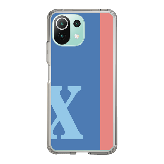Slim Protection Case［ Original - initial color line - X blue ］