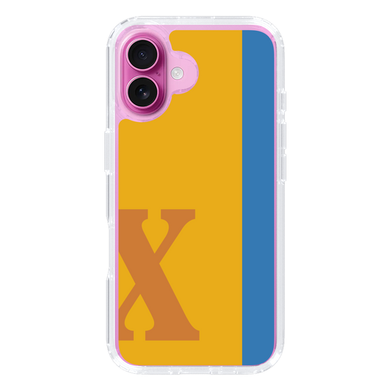 Slim Protection Case［ オリジナル - initial color line - X orange ］