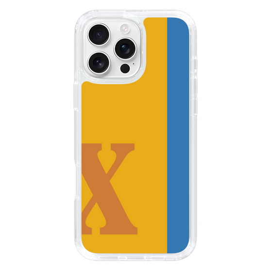 Slim Protection Case［ オリジナル - initial color line - X orange ］