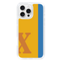 Slim Protection Case［ オリジナル - initial color line - X orange ］