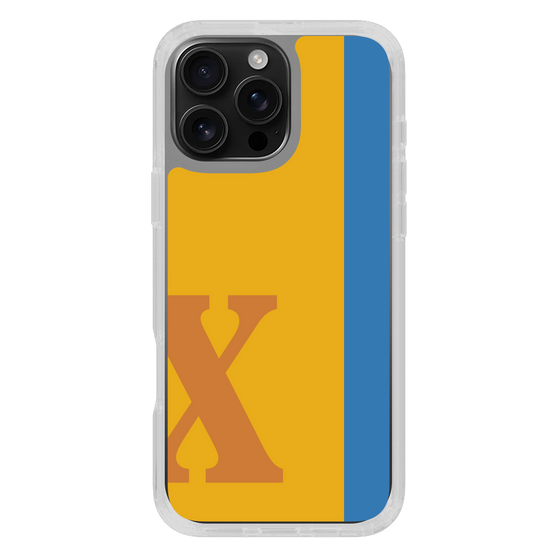 Slim Protection Case［ オリジナル - initial color line - X orange ］