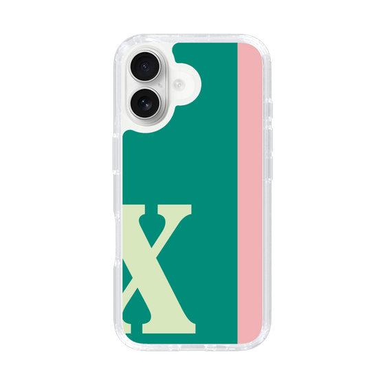 Slim Protection Case［ オリジナル - initial color line - X green ］