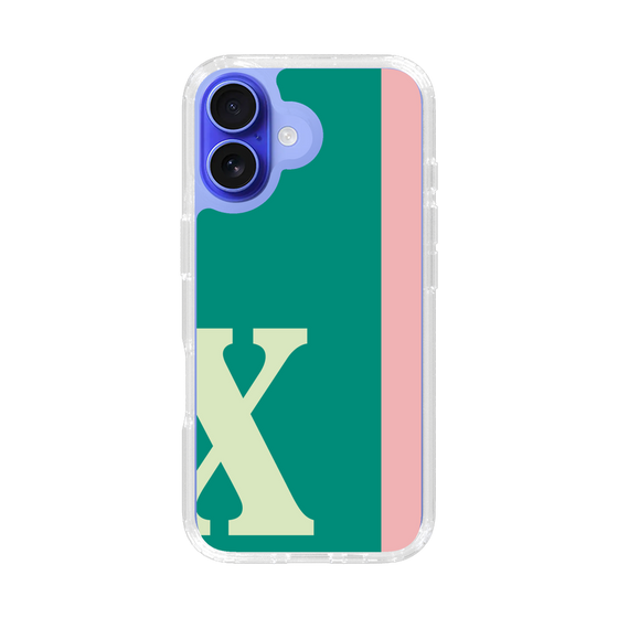 Slim Protection Case［ オリジナル - initial color line - X green ］