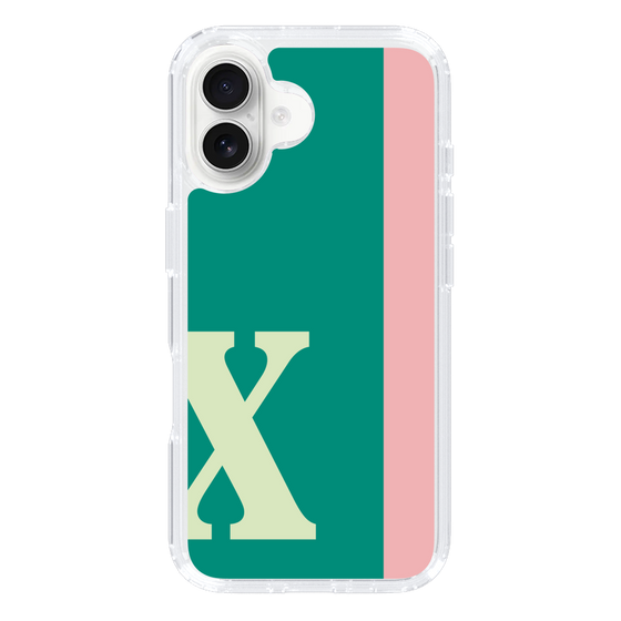 Slim Protection Case［ オリジナル - initial color line - X green ］