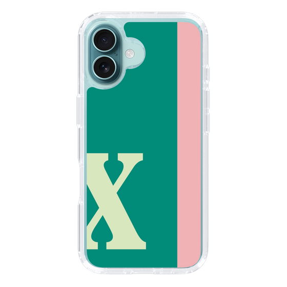 Slim Protection Case［ オリジナル - initial color line - X green ］