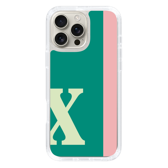 Slim Protection Case［ オリジナル - initial color line - X green ］