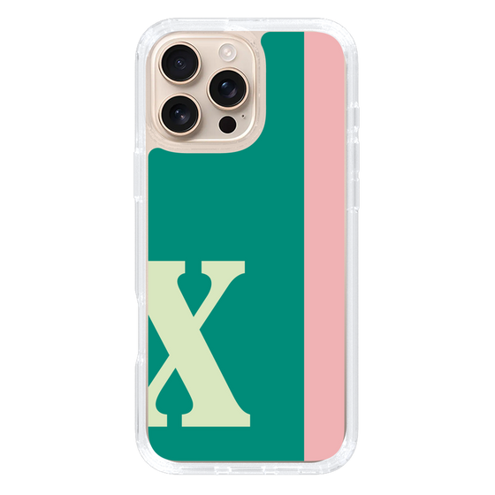 Slim Protection Case［ オリジナル - initial color line - X green ］