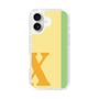 Slim Protection Case［ オリジナル - initial color line - X yellow ］