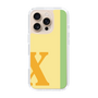 Slim Protection Case［ オリジナル - initial color line - X yellow ］