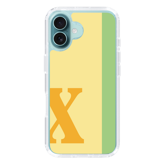 Slim Protection Case［ オリジナル - initial color line - X yellow ］