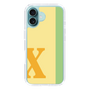 Slim Protection Case［ オリジナル - initial color line - X yellow ］
