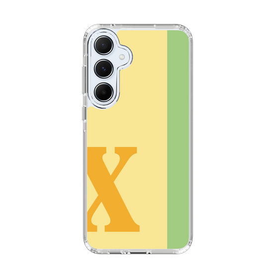 Slim Protection Case［ オリジナル - initial color line - X yellow ］