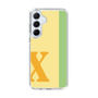 Slim Protection Case［ オリジナル - initial color line - X yellow ］