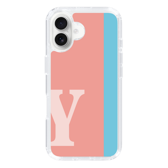 Slim Protection Case［ オリジナル - initial color line - Y pink ］