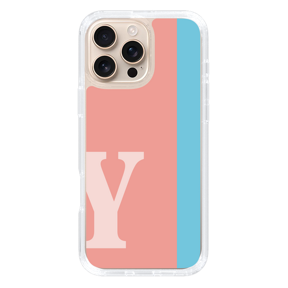 Slim Protection Case［ オリジナル - initial color line - Y pink ］