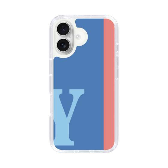 Slim Protection Case［ オリジナル - initial color line - Y blue ］