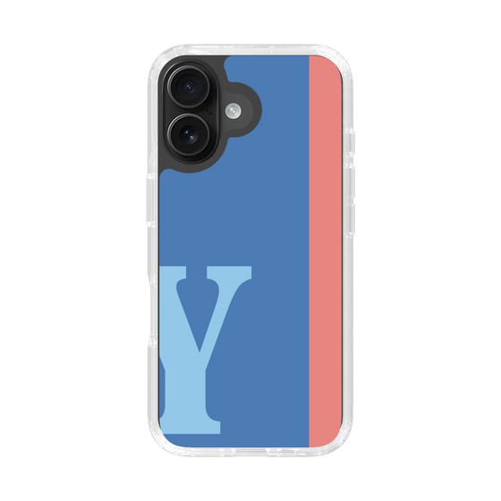 Slim Protection Case［ オリジナル - initial color line - Y blue ］
