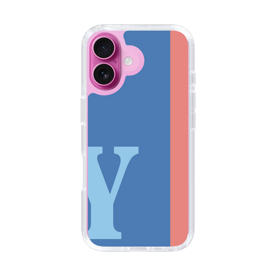 Slim Protection Case［ オリジナル - initial color line - Y blue ］