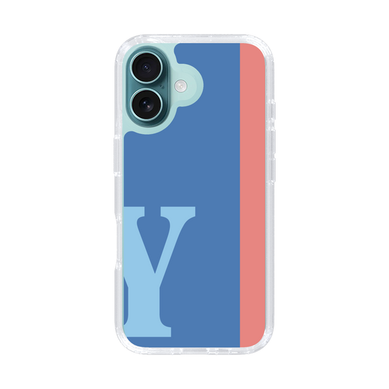 Slim Protection Case［ オリジナル - initial color line - Y blue ］