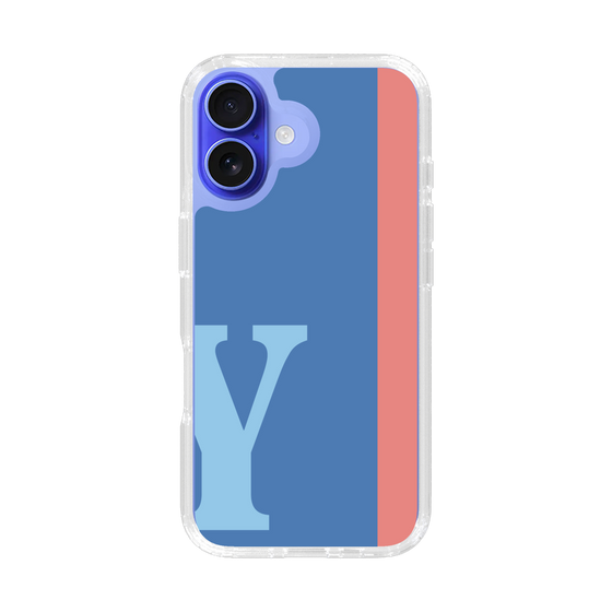 Slim Protection Case［ オリジナル - initial color line - Y blue ］
