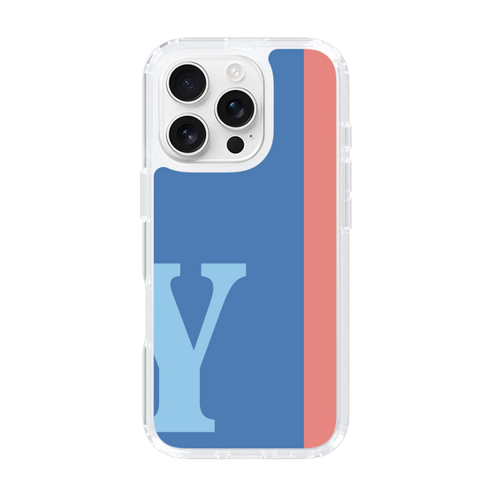 Slim Protection Case［ オリジナル - initial color line - Y blue ］